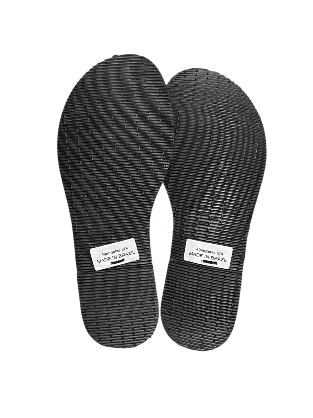 🌻NEW w/tag Havaianas You Black Glossy Thong Flip Flop Sandals Women's Size 9/10